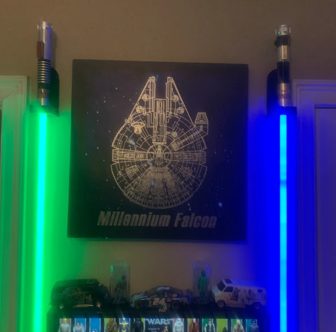 Star Wars Lightsaber Wall Mount