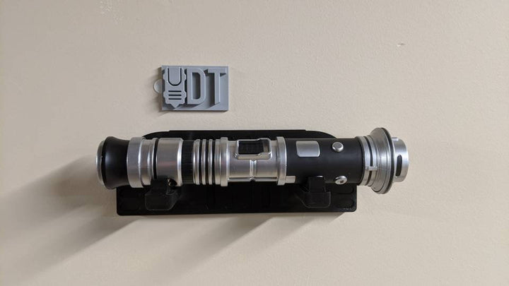 Horizontal Lightsaber Hilt Wall Mount