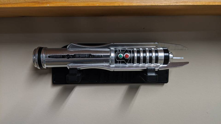 Horizontal Lightsaber Hilt Wall Mount