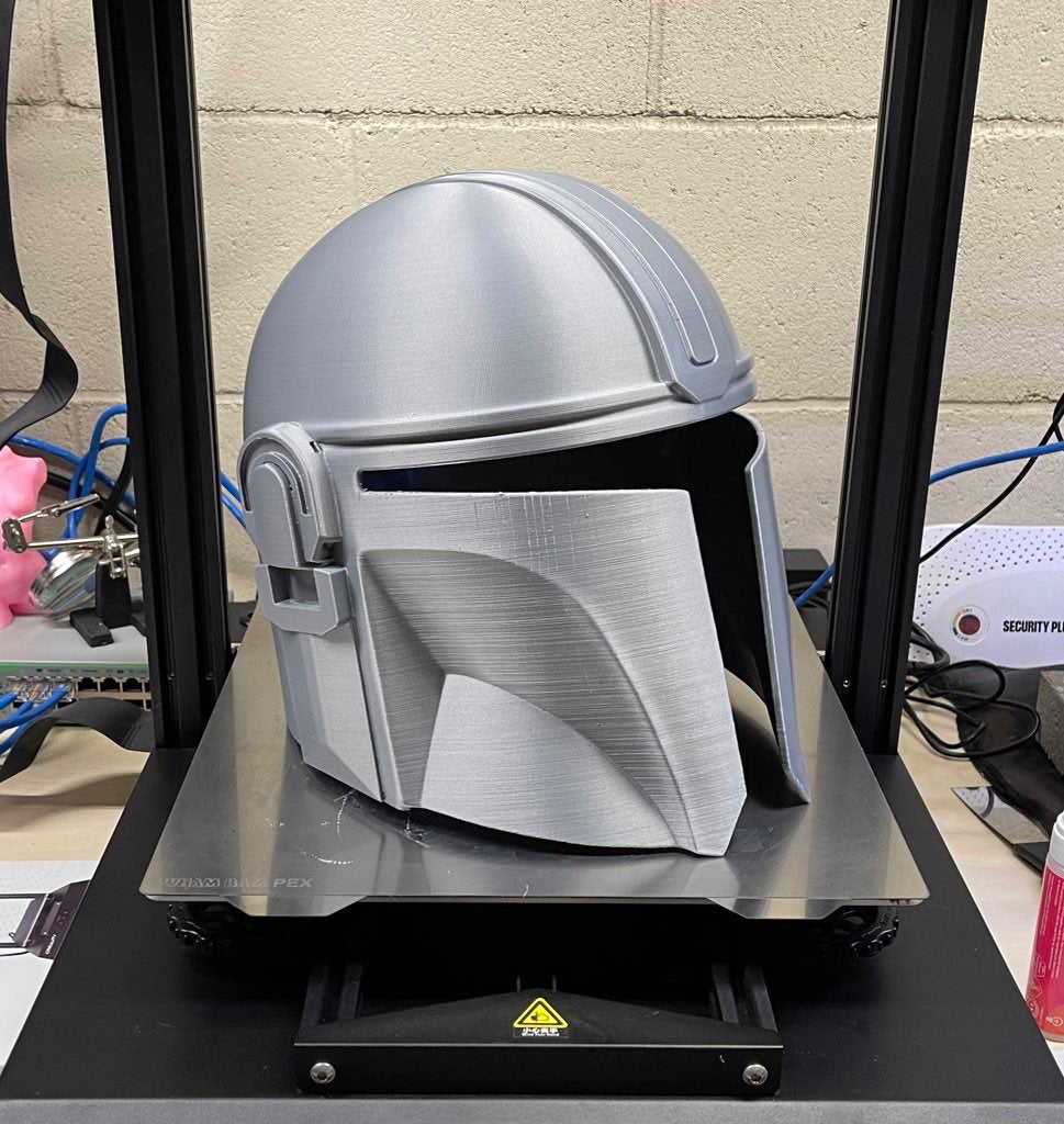 The Mandalorian Helmet 1 piece design