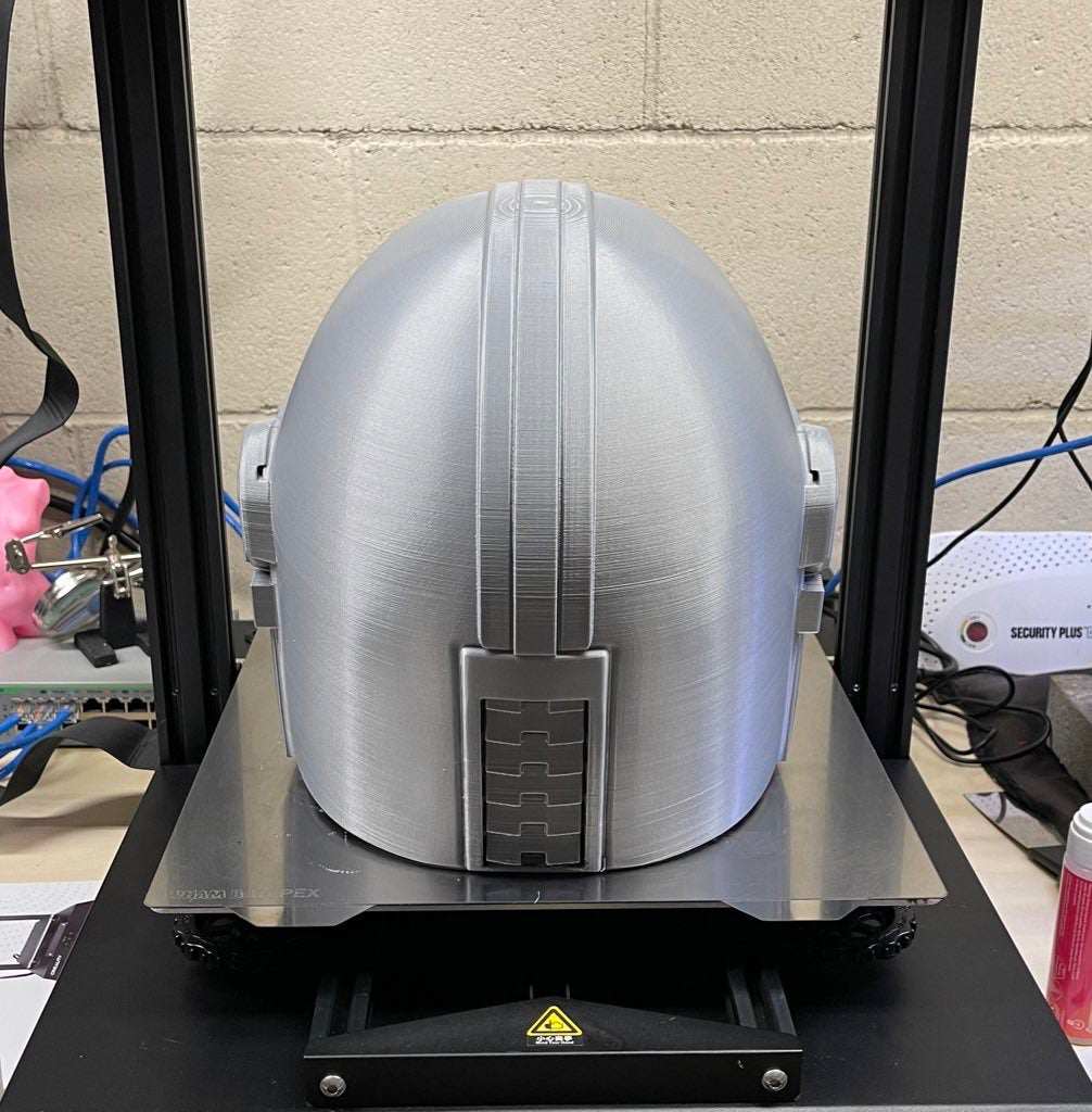 The Mandalorian Helmet 1 piece design