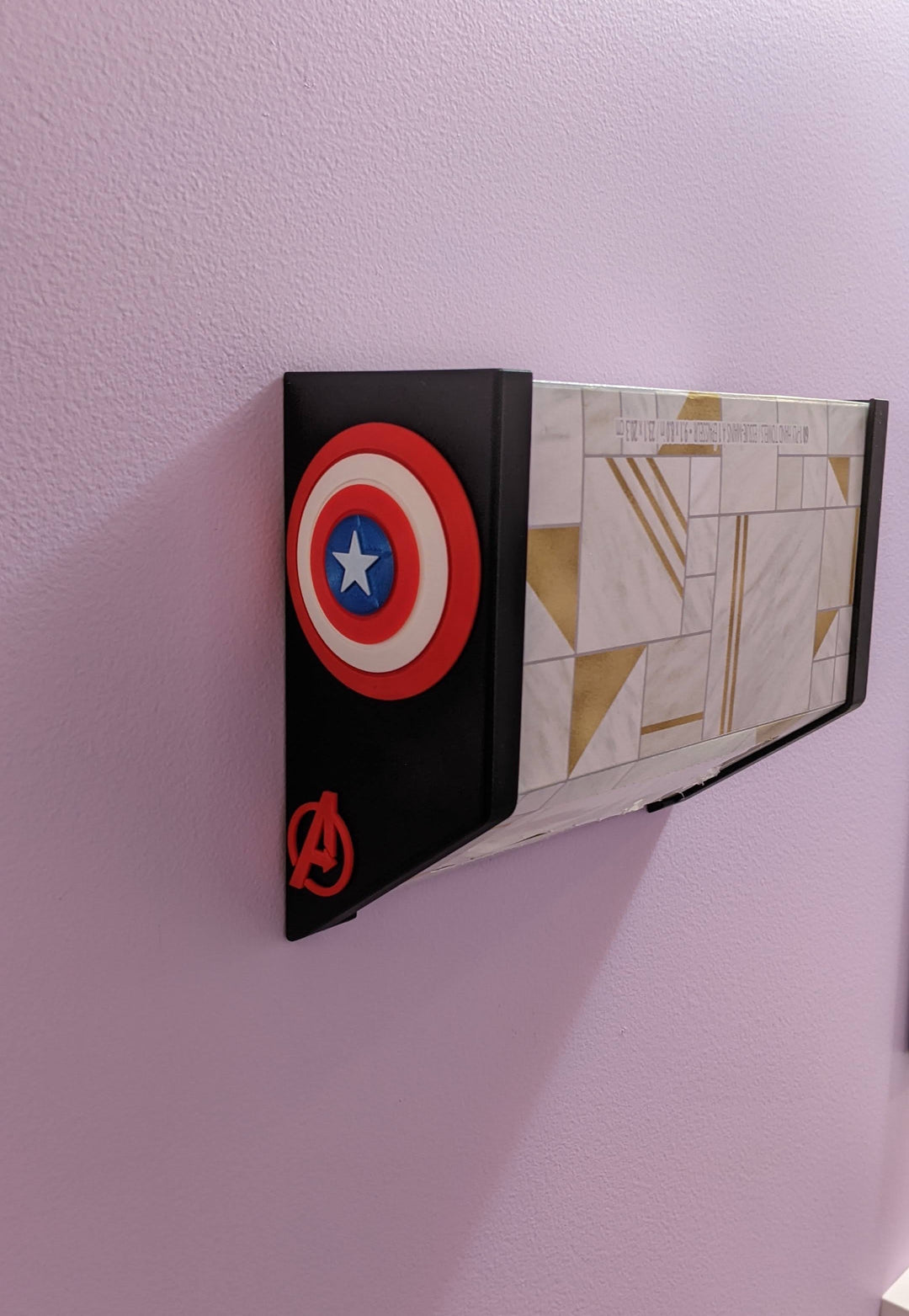 Marvel Avengers Captain America Hand Towel Wall Hanger tissue