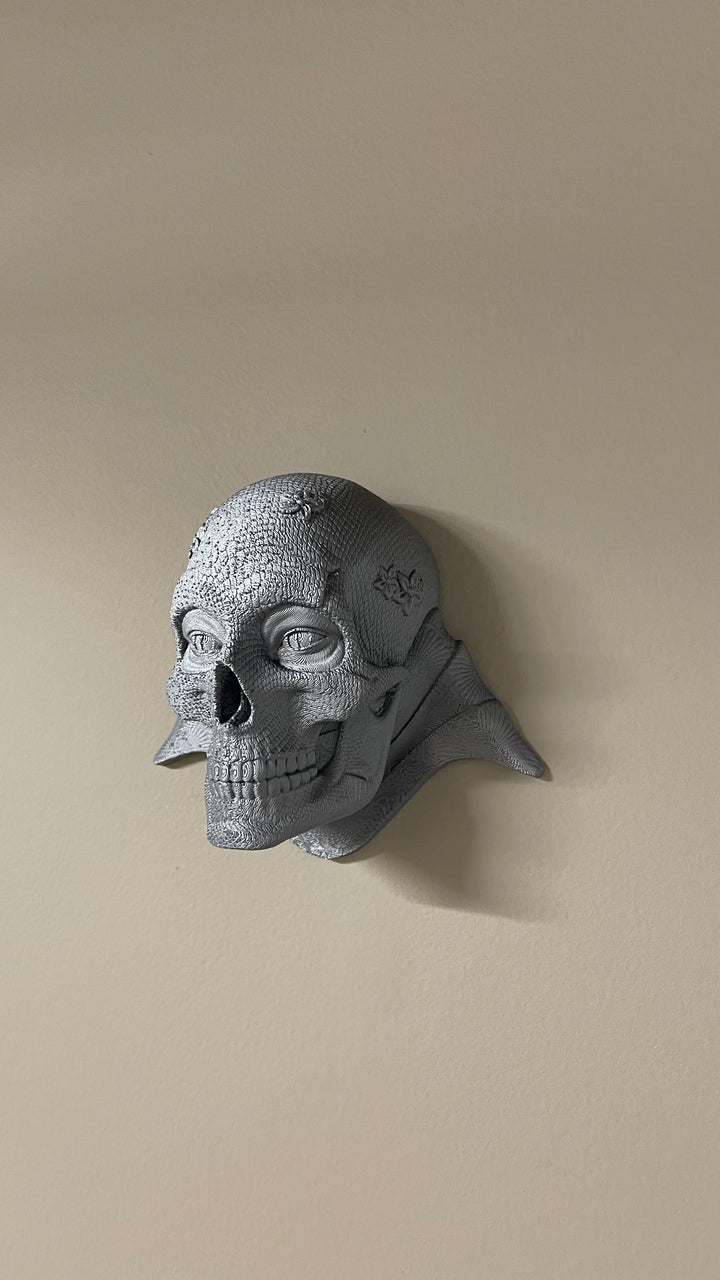 Unveil the Spirit of the Orochi Samurai with Our Skull Wall Art Honor and Strength